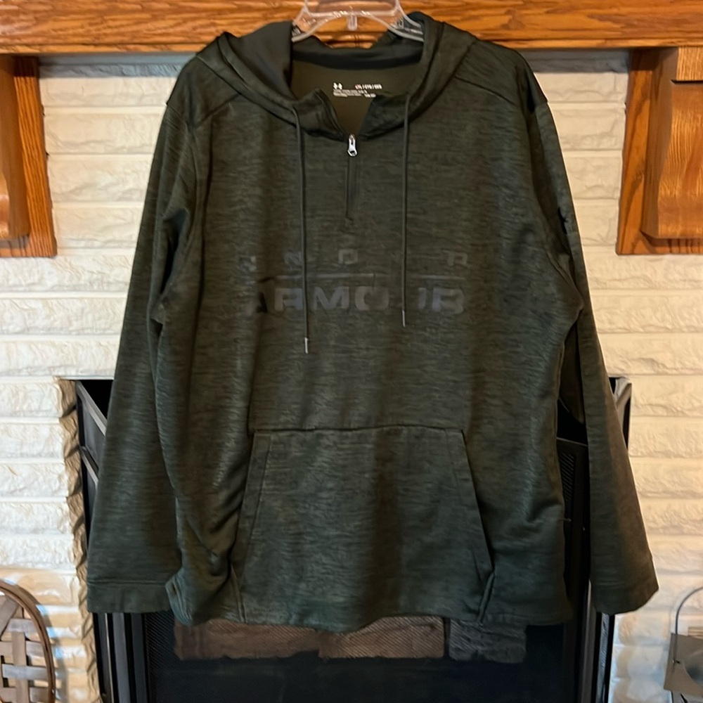 🪖 Under Armour ColdGear Men’s Size XXL 1/4 Zip Fleece Hoodie 🪖